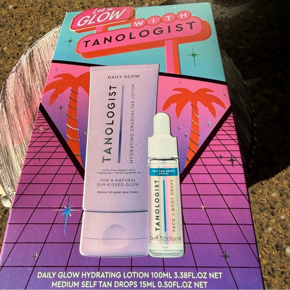 NEW Tanologist LET IT GLOW Daily Glow DUO Set - Picture 7 of 10